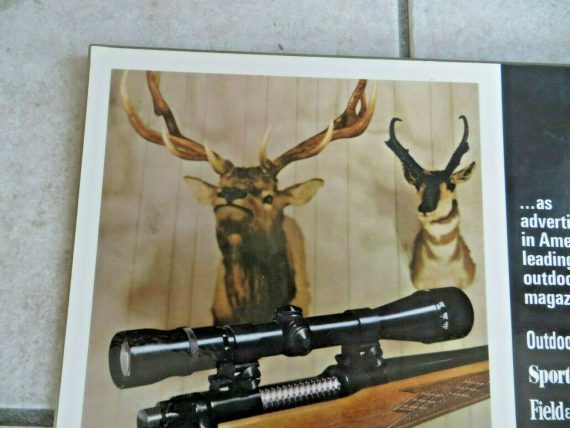 weaver-scopes-gun-shop-counter-sign-elk-antalope1968-weaver-co