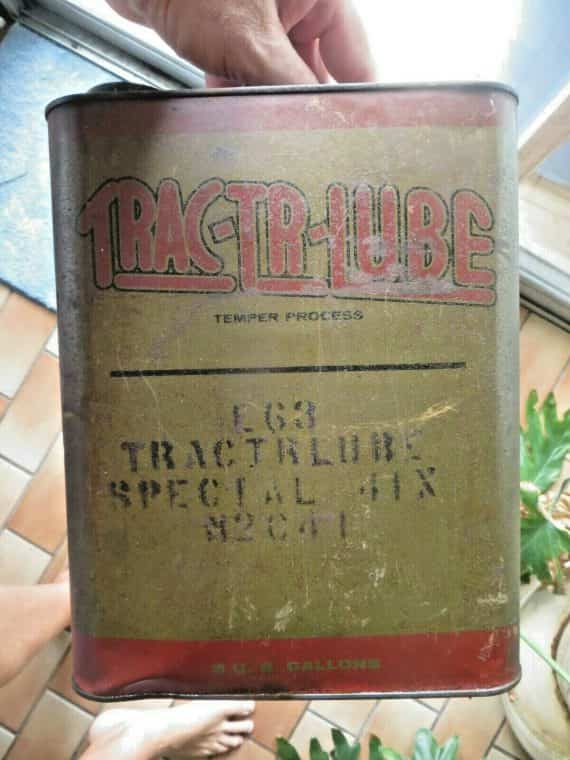 trac-tr-lube-l63-special-mix2-us-gallon-can-1954-empty-advertising-can