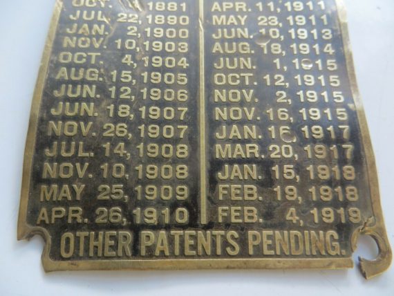de-laval-separator-co-brass-patent-dates-machine-1900s-antique-advertising