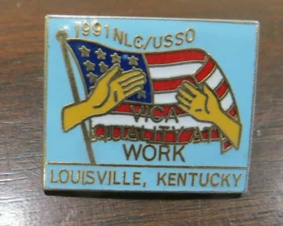 1991-nlc-usso-vica-quality-all-work-louisville-kentucky-pin-with-usa-flag