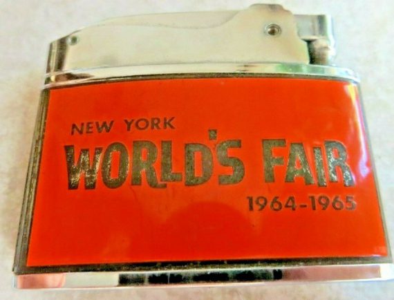 ny-worlds-fair-1964-65-advertising-flat-japan-vulcan-original-lighter-vintage