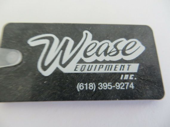 wease-equipment-inc-advertising-black-rubber-collectible-key-chain