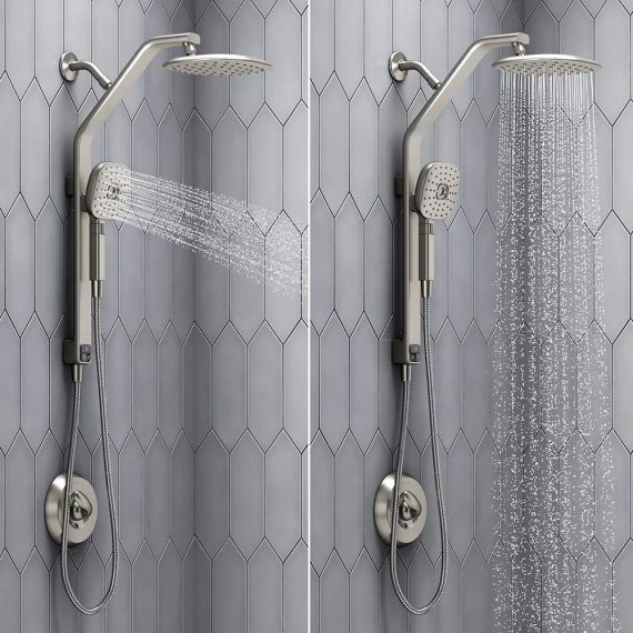 Kohler Windet KR27971GBN Showering Rail Combo in Vibrant Brushed
