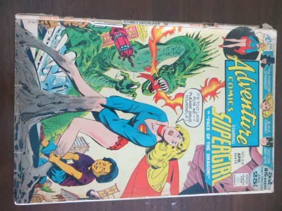 ADVENTURE COMIC’S STARRING SUPERGIRL IN FACE OF THE DRAGON 1972 COMIC BOOK