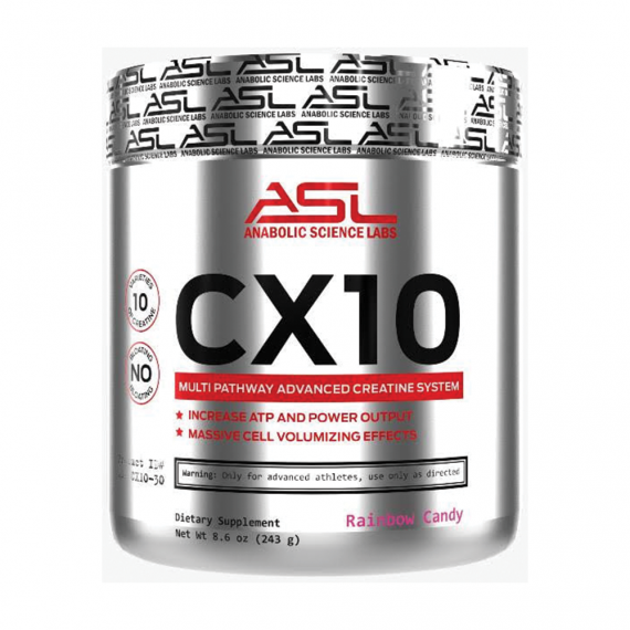 Anabolic Science Labs CX10 – Advanced Creatine System – Rainbow Candy – 30 serv