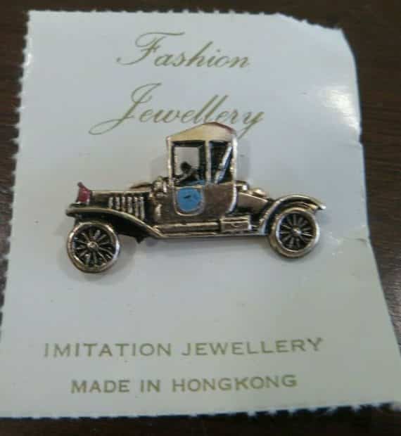 antique car model a or t fashion jewelry imitation jewellery ,made in Hong Kong