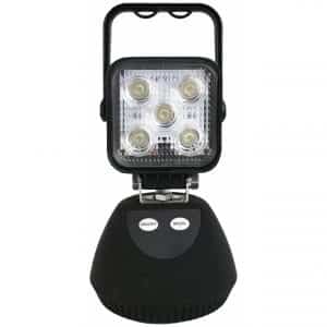 Black Matte LED Rechargeable Handheld Shop Light, w/ Heavy Duty Magnetic Base – 8302061