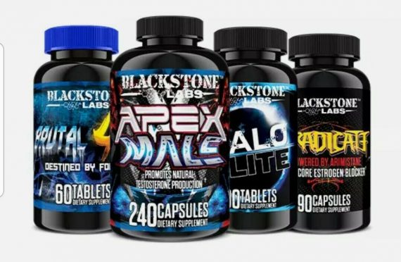 Blackstone Labs MAX GAINS Stack – Apex Male, Brutal 4ce, Eradicate, Halo Elite