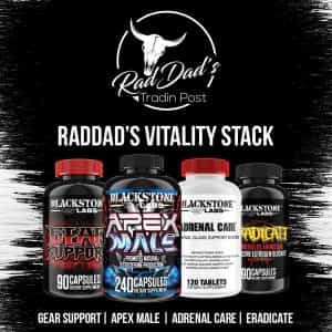 Blackstone Labs – RadDad’s Vitality Stack -Eradicate, Apex, Gear Support Adrenal