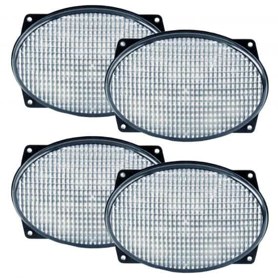 Case IH Cotton Picker JW Speaker LED Flood Beam Light Kit, 3150 Lumens – (Pkg. of 4)