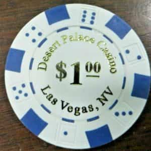 Desert Palms Casino Las Vegas,NV $1 dollar poker chip token gaming collectible