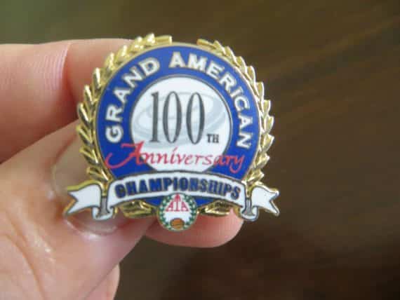GRAND AMERICAN 100th ANNIVERSARY ATA CHAMPIONSHIPS AMERICAN TRAP ASSOC LAPEL PIN