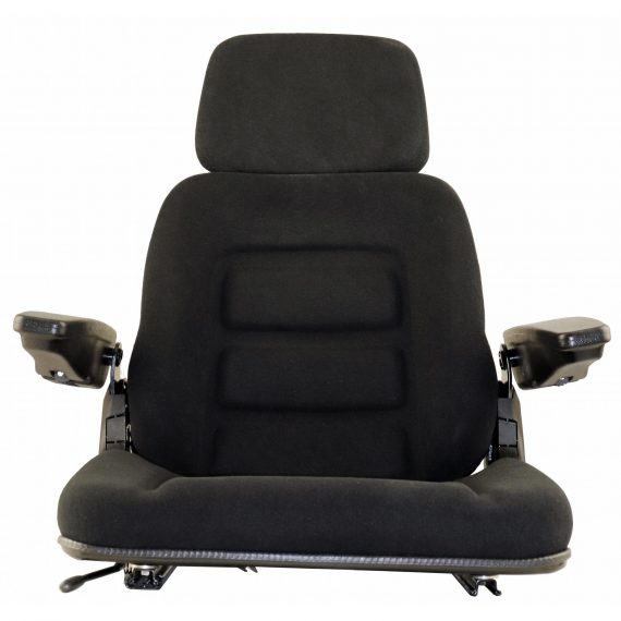 Hesston-Fiat High Back Seat, Black Fabric – S830800