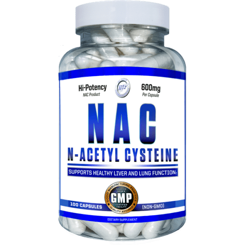 Hi-Tech Pharmaceuticals NAC 600mg 100 cap – N-Acetyl Cysteine – Hi Potency USA