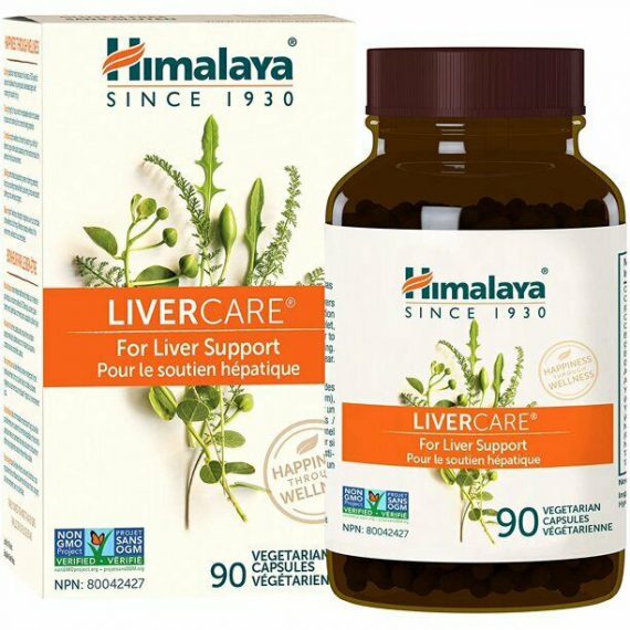 Himalaya LiverCare for Maintaining Liver Health – 90 Vegetarian Capsules