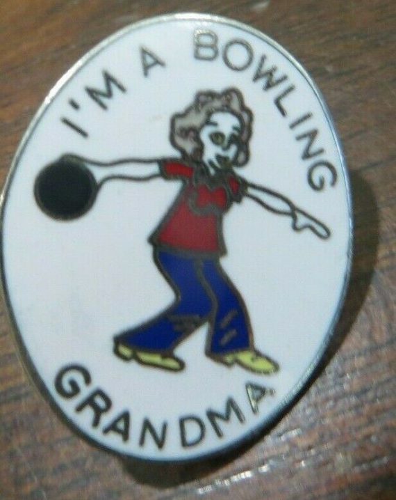 I’m A Bowling Grandma ,souvenir lapel enamel collectible pin