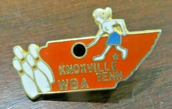 KNOXVILLE TENNESSEE WOMEN’S BOWLING ASSOCIATION W.B.A.AWARD LAPEL PIN