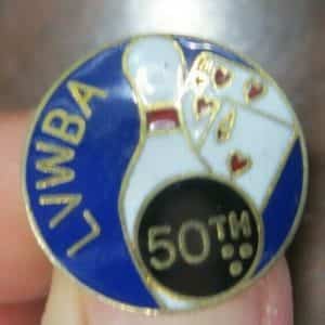 L.V.WBA LAS VEGAS 50TH Anniversary Women’s Bowling Association state Bowling pin
