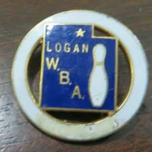 LOGAN UTAH STATE W.BA. WOMEN’S BOWLING ASSOCIATION SOUVENIR TOURNAMENT PIN