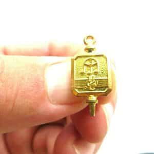 NATIONAL MUSIC  CHIORE  SCHOOL YOUTH ANTIQUE AWARD SCHOOL LAPEL PIN OR CHARM