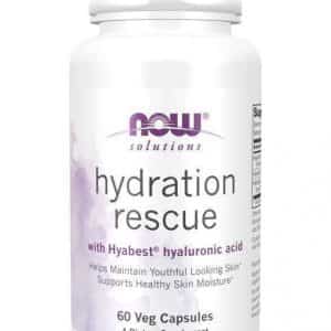 Now Foods HYDRATION RESCUE with Hyabest® Hyaluronic Acid & Collagen 60 capsules