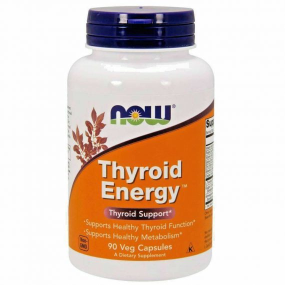 NOW Foods THYROID ENERGY – 90 veggie capsules Healthy Thyroid Support