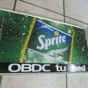 ORIGNAL SPRITE SODA,THE COCA COLA CO.OBDC tu sed advertising FLANGE SIGN,MEXICAN