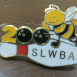 S.L.W.B.A. 200 GAME AWARD WOMEN’S BOWLING ASSN.SOUVENIR HONEY BEE PIN