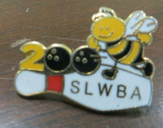 S.L.W.B.A. 200 GAME AWARD WOMEN’S BOWLING ASSN.SOUVENIR HONEY BEE PIN