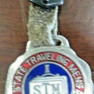 S.T.M. DES MOINES IA IOWA STATE TRAVELING MEN’S ASSOC.HIDDEN NAME.KEY FOB