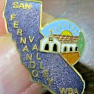 San Fernando Valley Ca Women’s Bowling Association state Tournament official pin