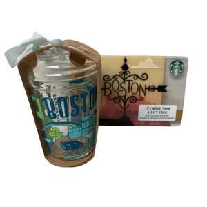 Starbucks Boston 2020 Glass Ornament Been There Series NO Value Gift Card