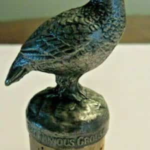 The Famous Grouse bottle topper advertising Finest Scotch Whisky figure