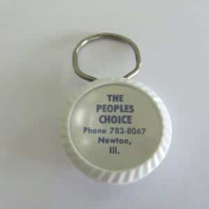 The Peoples Choice Newton Illinois,1776 to 1976 bicentennial collect key chain
