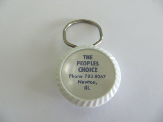 The Peoples Choice Newton Illinois,1776 to 1976 bicentennial collect key chain