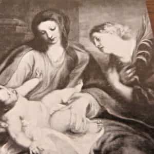 THE VIRGIN,INFANT CHRIST & ST.CATHERINE THE ART INSTITUTE OF CHICAGO POST CARD