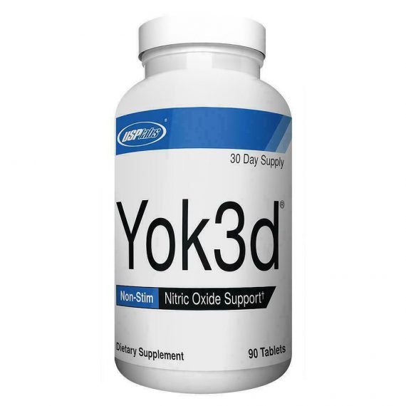 USP Labs Yok3d Yoked Non-Stim Nitric Oxide 90 Tablets | New Formula | 01/2025