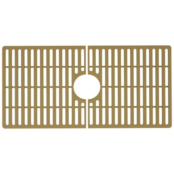 Vigo VGSG3318MG 30 in. x 15 in. Silicone Bottom Grid for 33 in. Single Bowl Kitchen Sink in Matte Gold