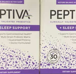 2X Peptiva Clinically Validated Probiotics + Sleep Support 30 ct