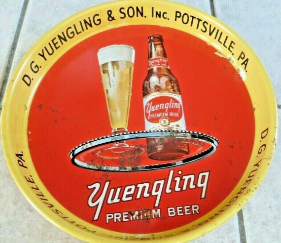 YUENGLING BEER & ALE D.G.YUENGLING & SONS,INC.POTTSVILLE,RED  BOTTLE TRAY,