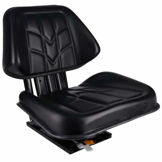 white-tractor-low-back-seat-black-vinyl-w-mechanical-suspension-s8301276