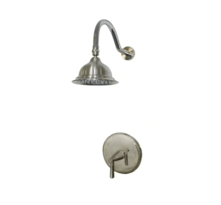 Belle Foret Artistry SN-WHR0697WH Pressure Balanced Single-Handle 1-Spray Shower Faucet in Satin Nickel (Valve Included)