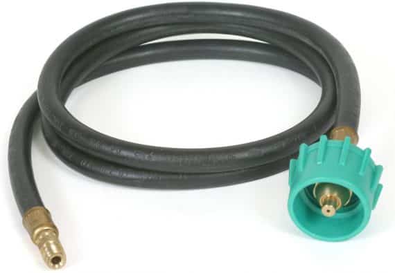 Camco 48″ Pigtail Propane Hose Connector, Connects Propane Cylinder To a RV or Trailer Propane Regulator, Provides Thermal Protection and Excess Flow Protection (59183)