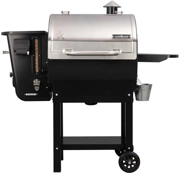 Camp Chef 24 in. WIFI Woodwind Pellet Grill & Smoker, WIFI & Bluetooth Connectivity, PID controller, Stainless Steel, Total Cooking Surface 811 sq in