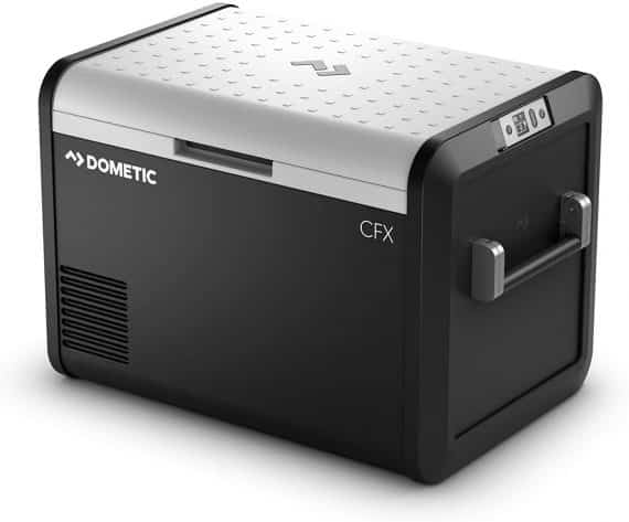 Dometic CFX3 55-Liter Portable Refrigerator and Freezer with ICE MAKER, Powered by AC/DC or Solar