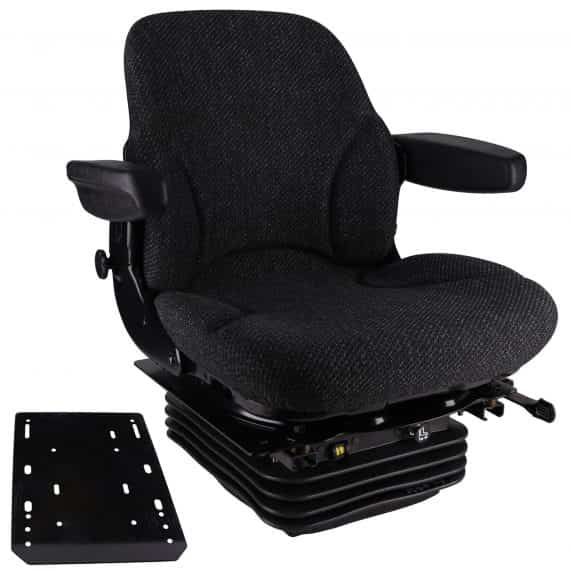 Ford Tractor Sears Mid Back Seat, Asphalt Gray Fabric w/ Air Suspension – S8301697