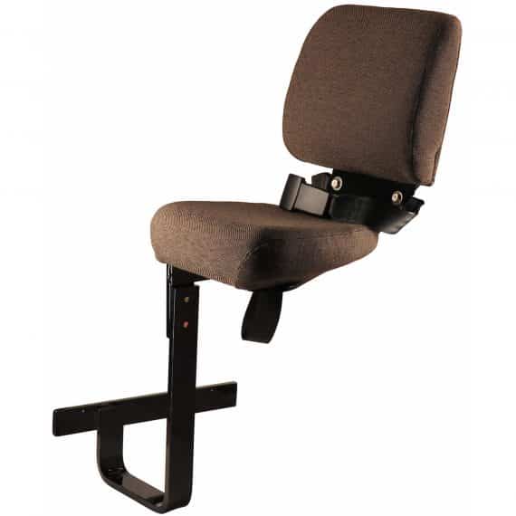 John Deere Sprayer Side Kick Seat, Dark Brown Fabric – SR830513