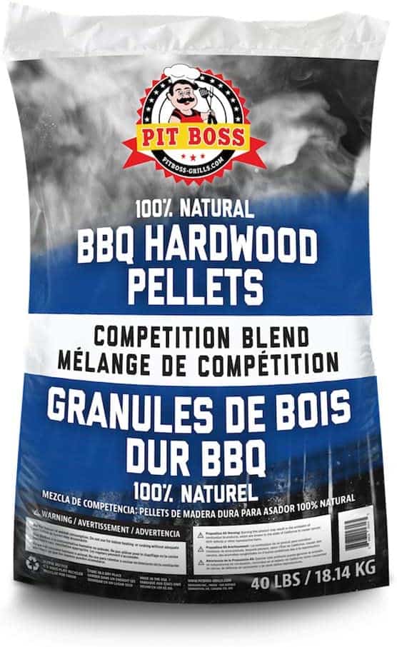 Pit Boss 55435 40 Pound Bag BBQ Wood Pellets for Pellet Grill, Competition Blend