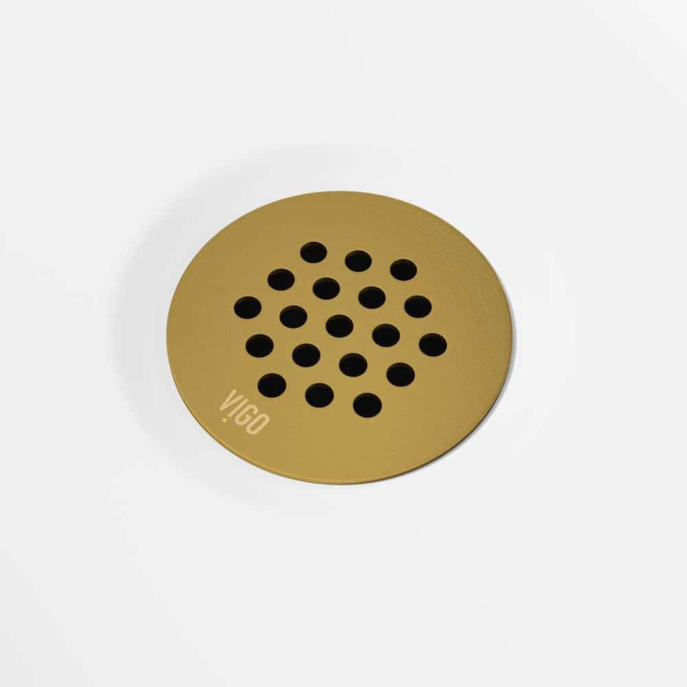VIGO Vessel vg07001mg Bathroom Sink Drain in Matte Brushed Gold