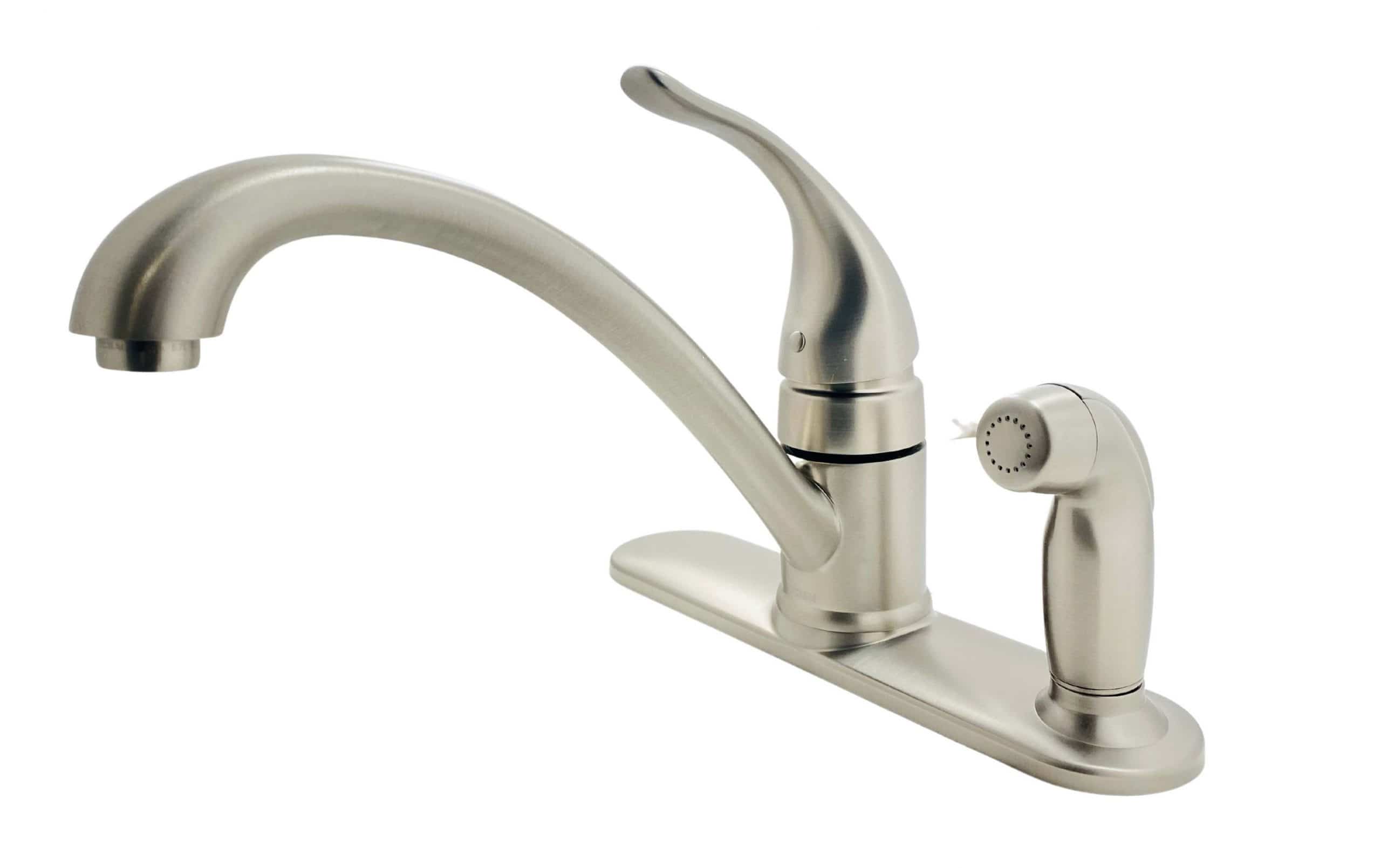 Moen Torrance CA87484SRS SingleHandle LowArc Standard Kitchen Faucet with Side Sprayer on Deck